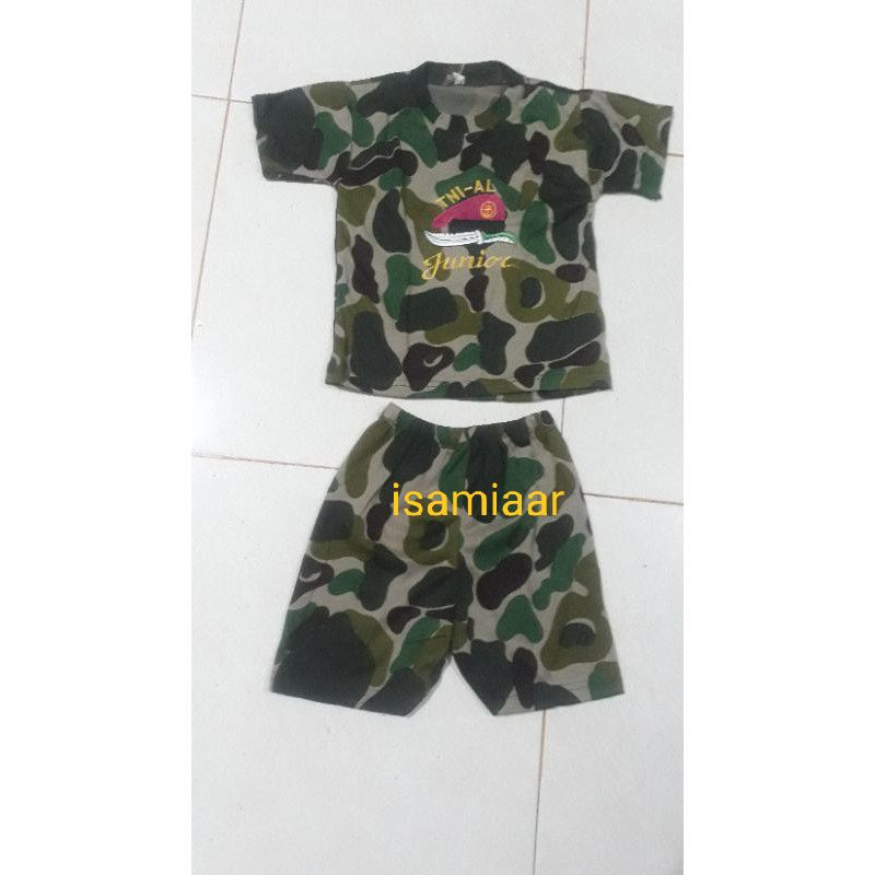 STELAN KAOS ANAK2 PDK///LORENG TENTARA /KEREN&amp;LUCU