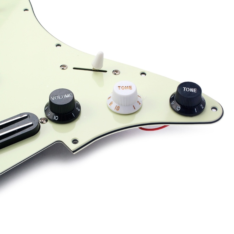 Set Pickguard Gitar 3 Lapis Dengan Switch 5 Arah