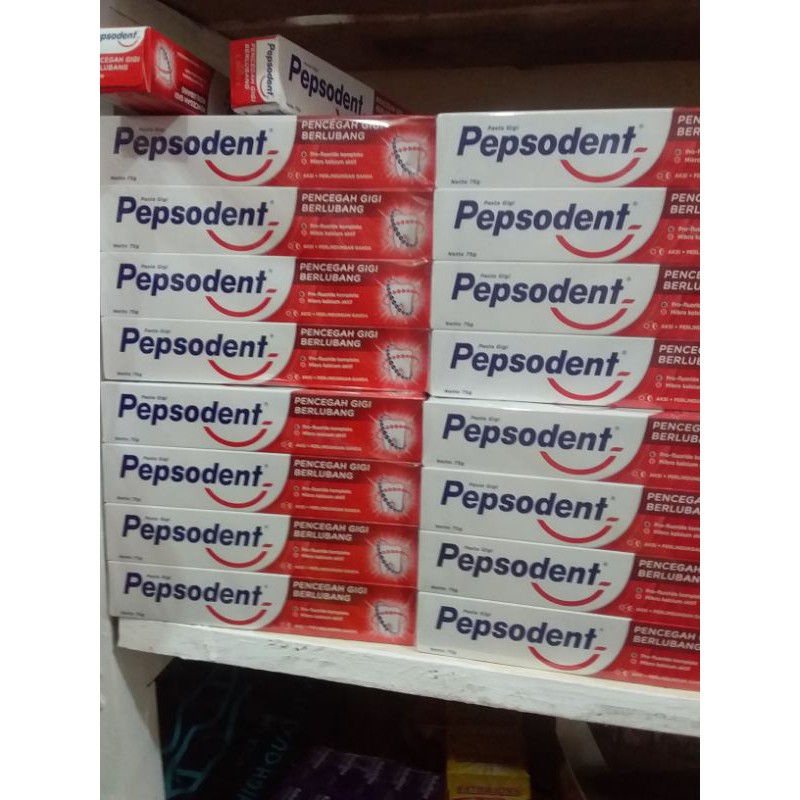 pepsodent 75gr. pasta gigi pepsodent. pembersih gigi