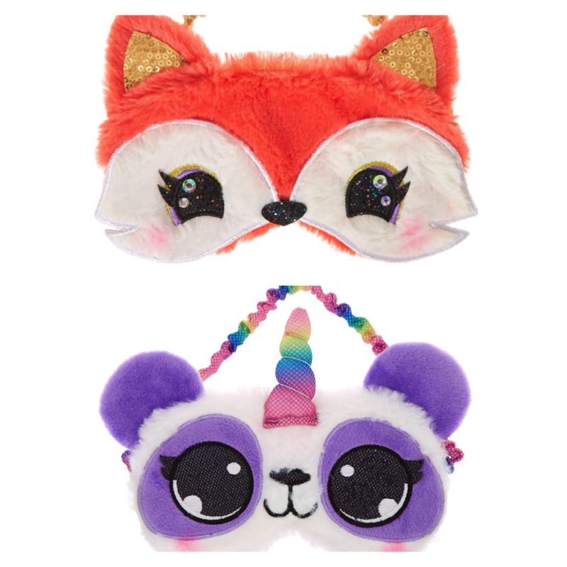 Claire's Charlie the Panda / Fox Sleeping Mask/ penutup mata lucu