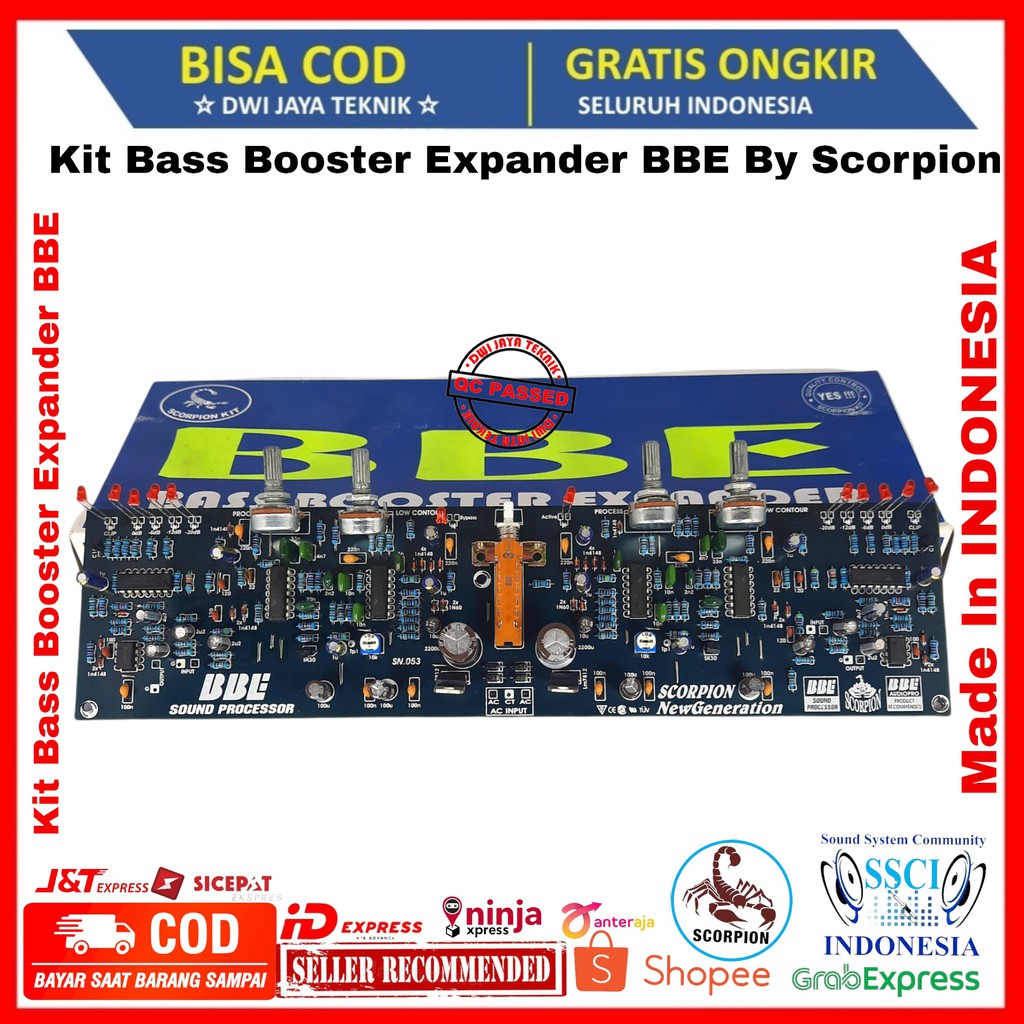 Kit Bass Booster Expander BBE/BBE by scorpion