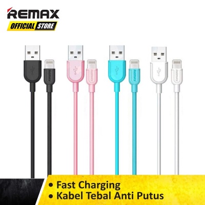 kabel data remax rc 031i lightning for iphone 5/6/7/ipad fast charging