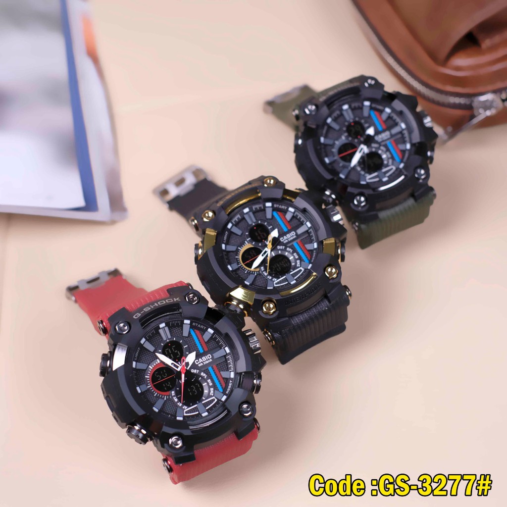 Jual Men Sport Watch G-Shock Hugeman Style GS-3277 CC Indonesia|Shopee  Indonesia