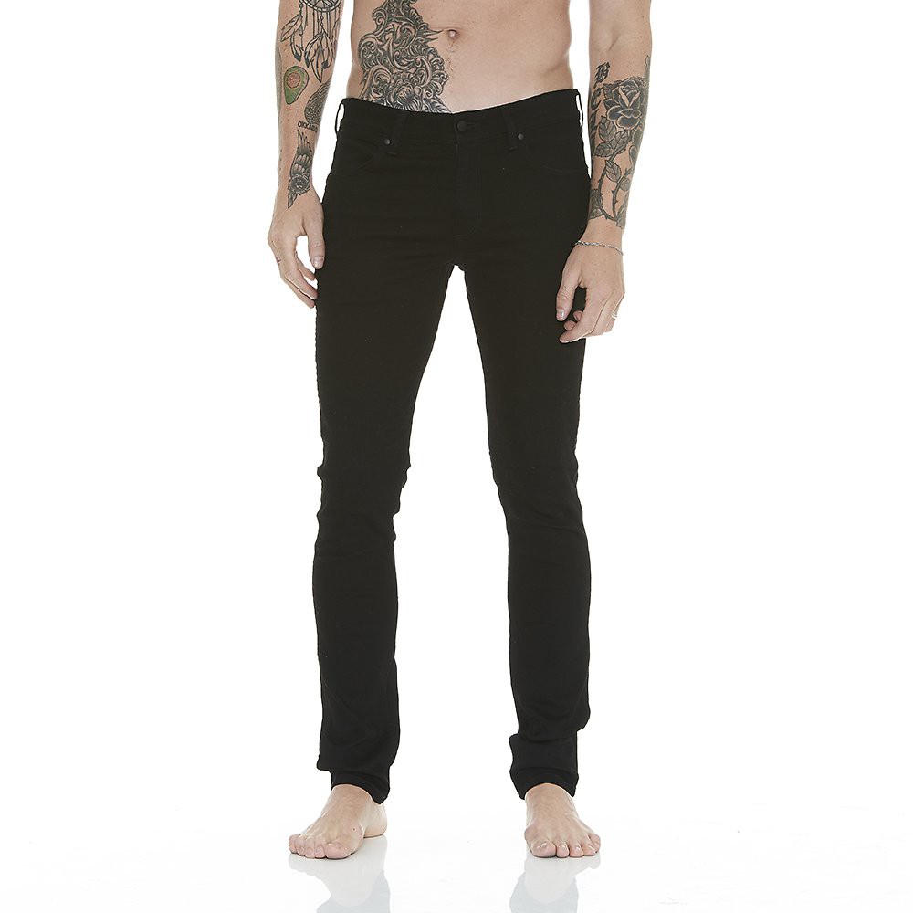 Wrangler Strangler Sonic Black Jean Original Celana Panjang Jeans Skinny Stretch