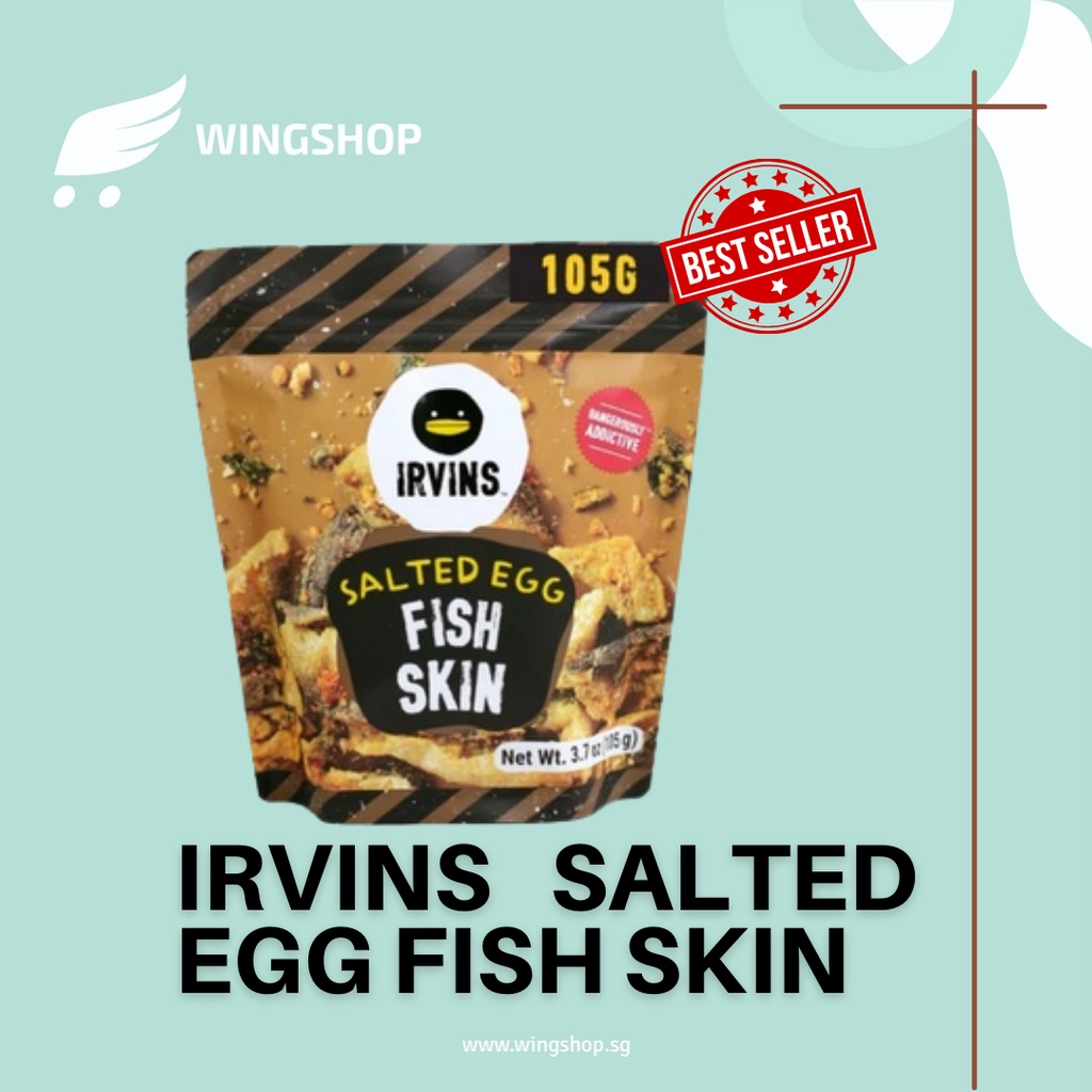 

(PO) Singapore Irvins Salted Egg Fish Skin - Irvins Snack Kulit Ikan Rasa Telur Asin 105g/230g