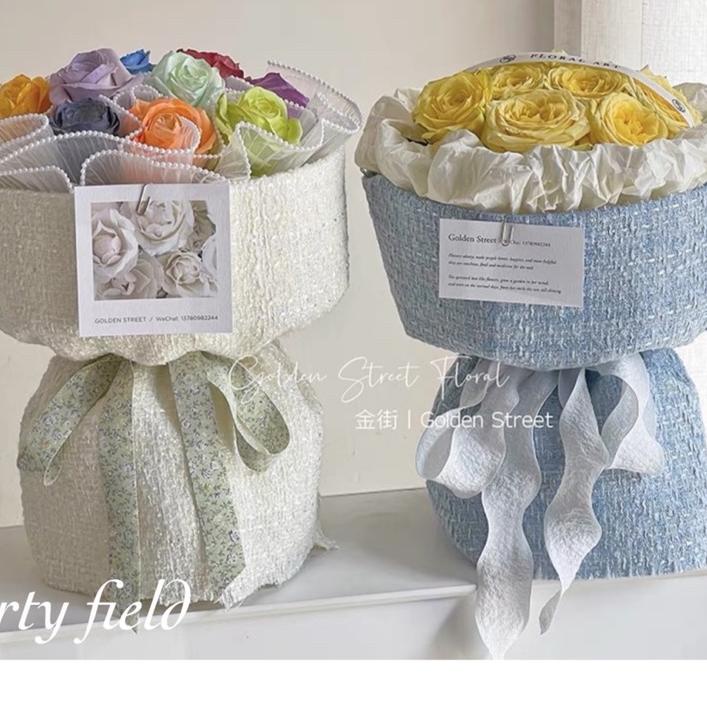 

Big Sale - 50x150CM CXXD Kertas bunga kain / Flower wrapping / Kertas buket kain 레