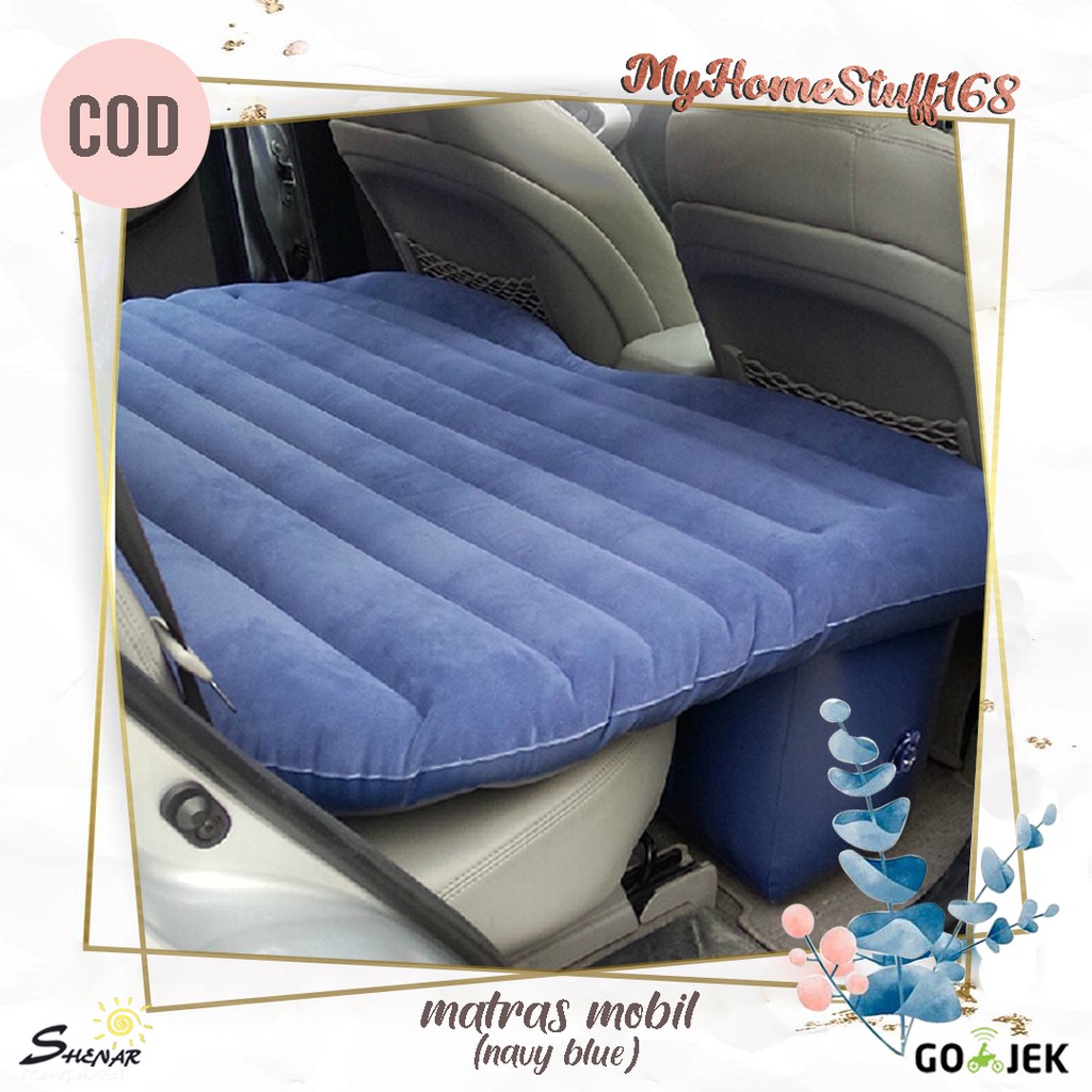 SHENAR MATRAS MOBIL KASUR MOBIL BONUS POMPA MATRAS MOBIL SERBAGUNA AIR BED KASUR ANGIN MOBIL