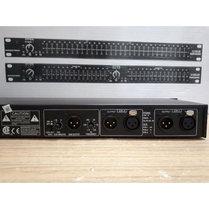 equalizer dbx 215 dengan out subwofer murah