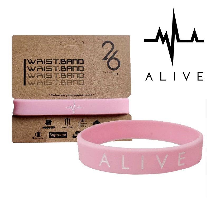 Gelang Pria Bracelet ORI ALIVE BLACK