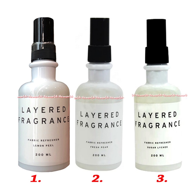 Layered Fragrance Fabric Refreshener 200ml Pengharum Pewangi Untuk Kain Pakaian Dari Jepang Layer