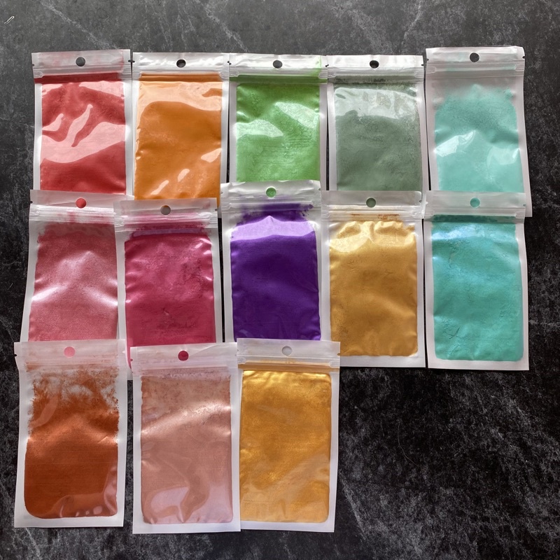 Infinite Resin Bubuk Metalik Metalic Powder Pigment Resin Pewarna Resin