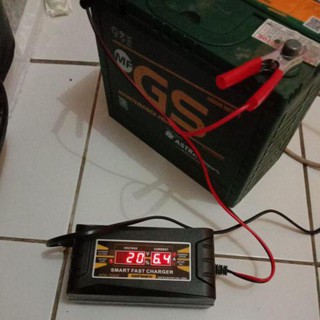 CHARGER AKI  MOBIL MOTOR  Ces Accu 12v SUPER CEPAT CAS  