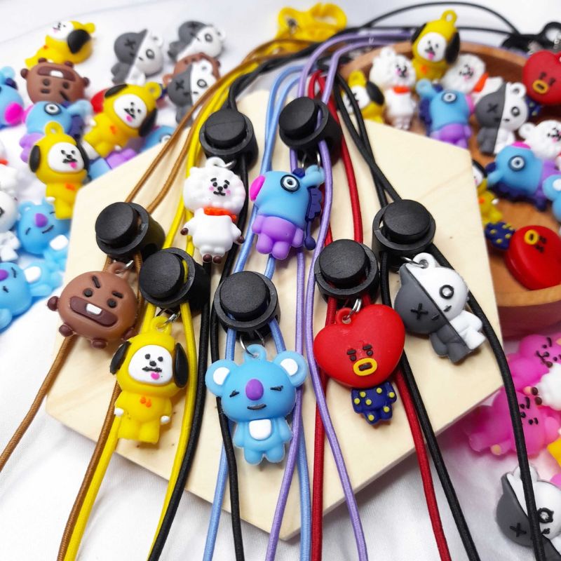 4s Grosir Solo || Strap Masker BTS || Konektor Masker || Aksesoris Kalung Masker dengan Tambahan Bon