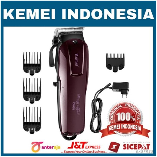 Kemei indonesia KEMEI KM-2600 hair cliper alat mesin cukur kemei 2600 km-2600