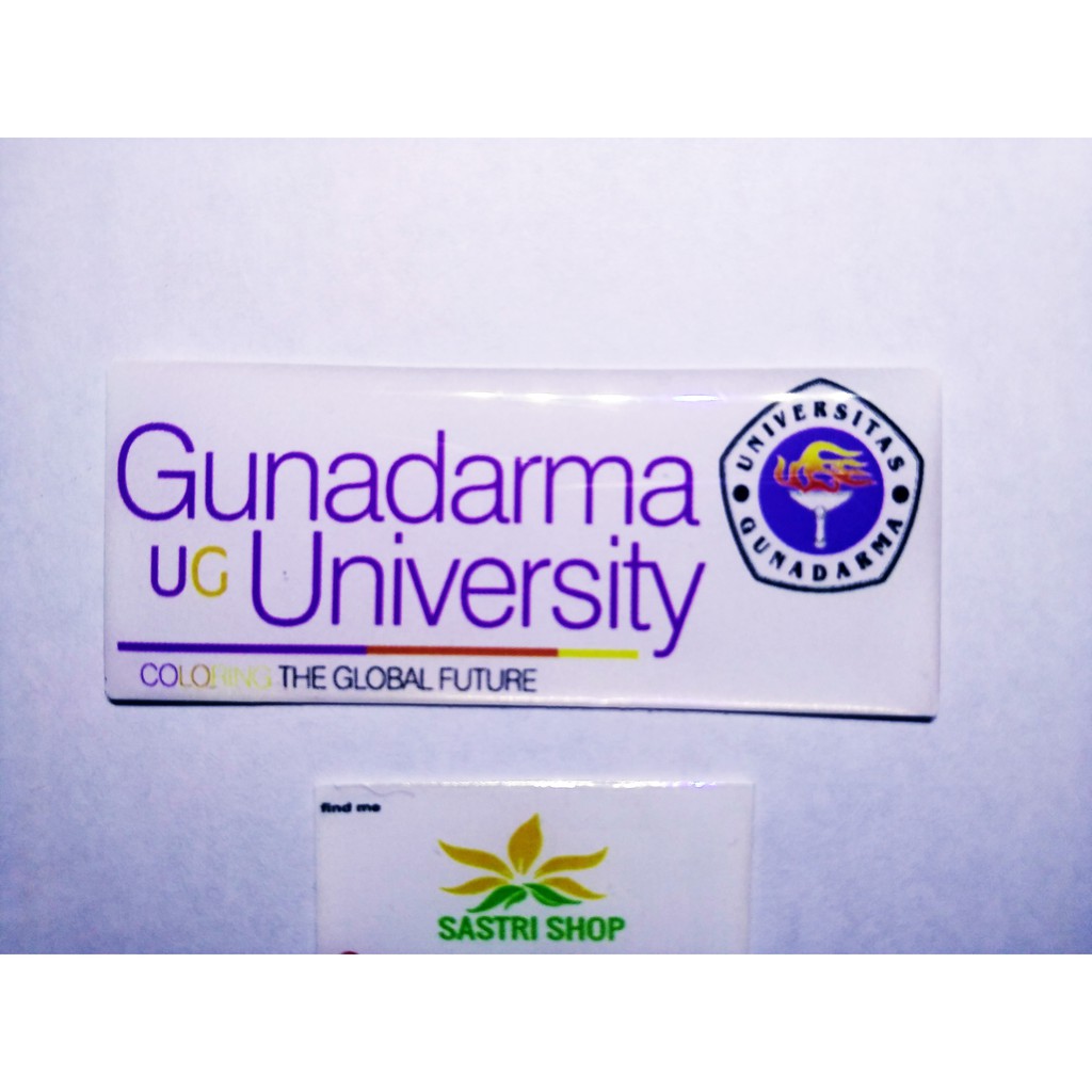 

Stiker Timbul atau Stiker Emblem Universitas Gunadarma Limited Edition!!!