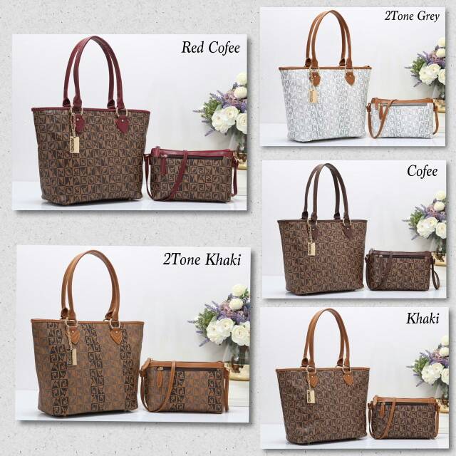 BONIA Tote Bag set 2in1 1128#Y99  (26)*