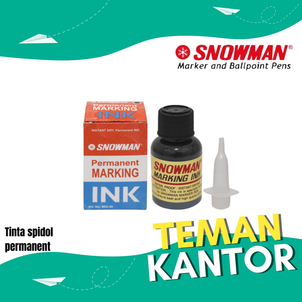 

TINTA REFILL SPIDOL PERMANENT MARKER SNOWMAN (TINTA SPIDOL)