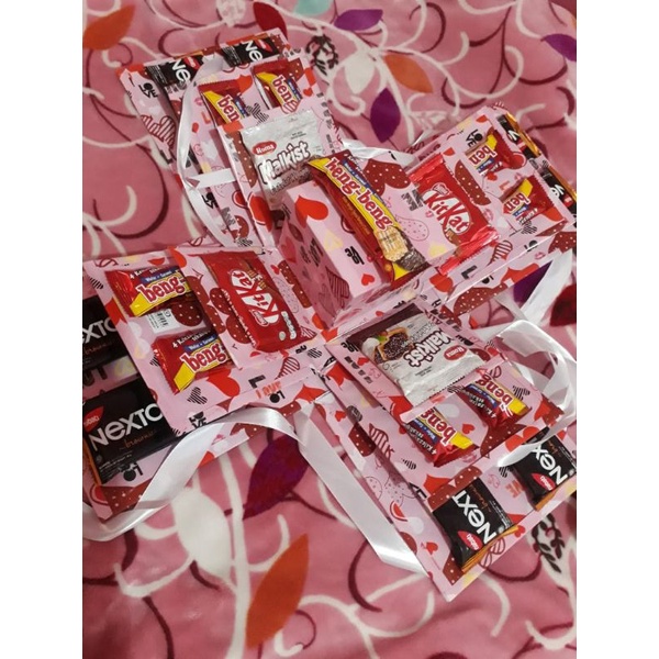 

explosion box snack + uang murah terjangkau