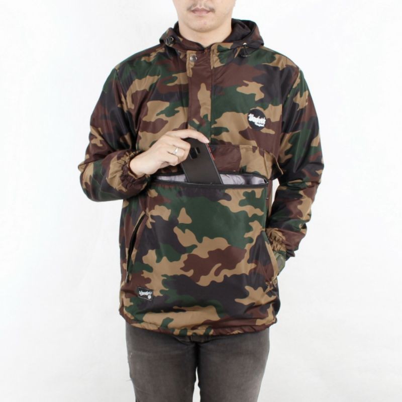 JAKET ARMY CAGOULE WANGKER'S CAMO ORIGINAL