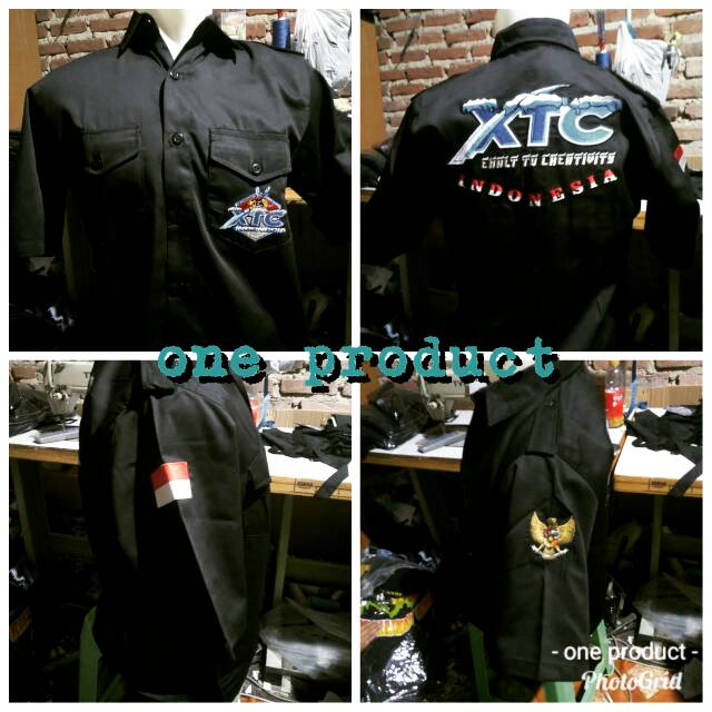 Kemeja hitam XTC