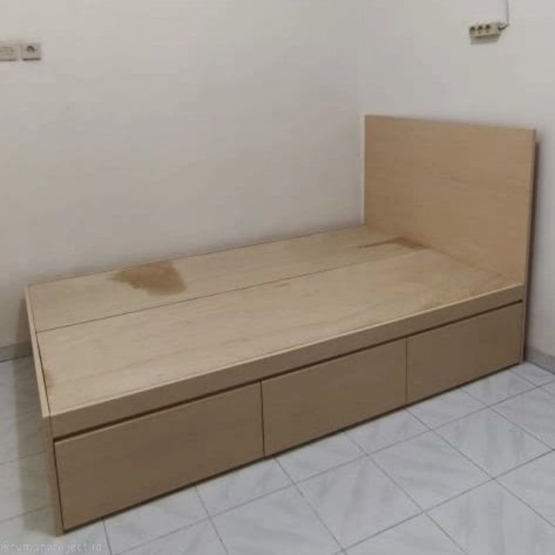 dipan single 120 x 200 / divan storage / divan laci
