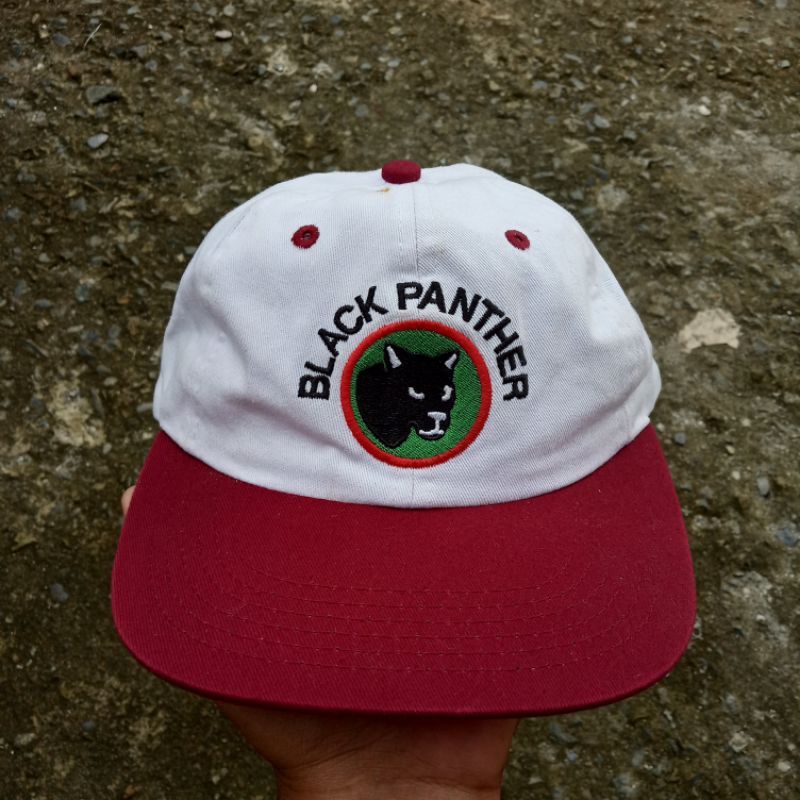 Supreme Black Panther 6panel Cap second