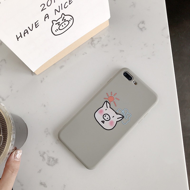 Cat Pig Printing Softcase Printing Oppo neo7 f1s a1k a7 a5s f9 vivo v9 y83 y71 y53 redmi 4a 7a 6a 4a