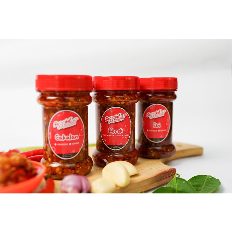 

Sambal Meddot All Varian - Sambel Korek Sambel Cumi Sambel Teri Sambel CakalanSambel Bawang Sambel Ayam Suwir Sambel Ebi