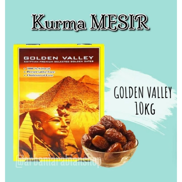 

Kurma Golden Valley 10kg/kwalitas 100% bagus /premium