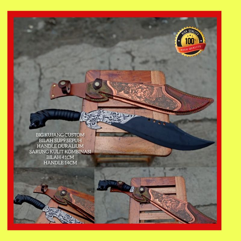 PISAU SEMBELIH BIG KUJANG CUSTOM SUPER TAJAM