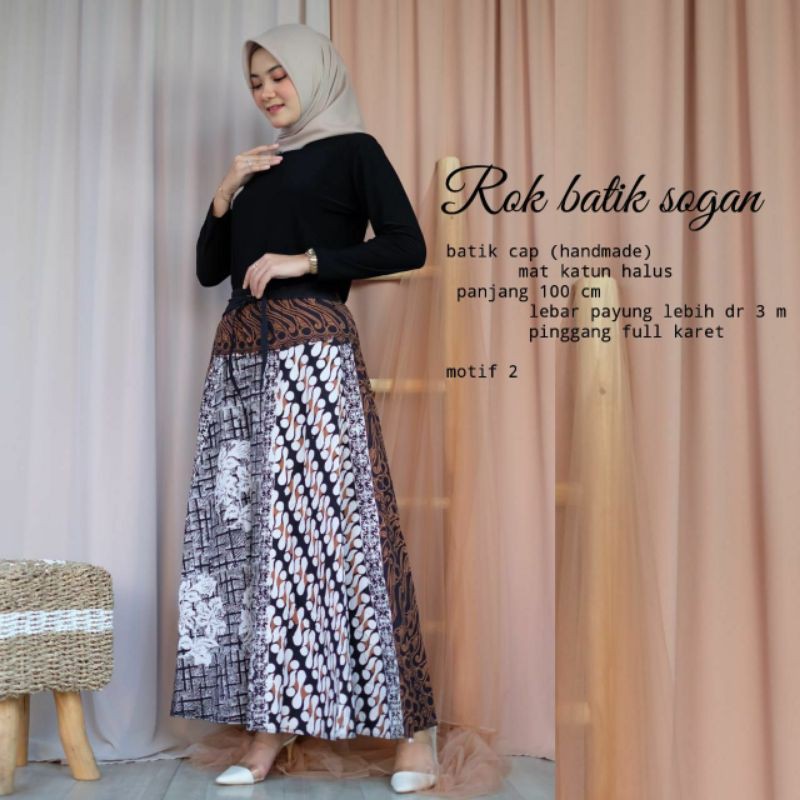 ROK BATIK SOGAN / ROK BATIK / ROK SOGAN