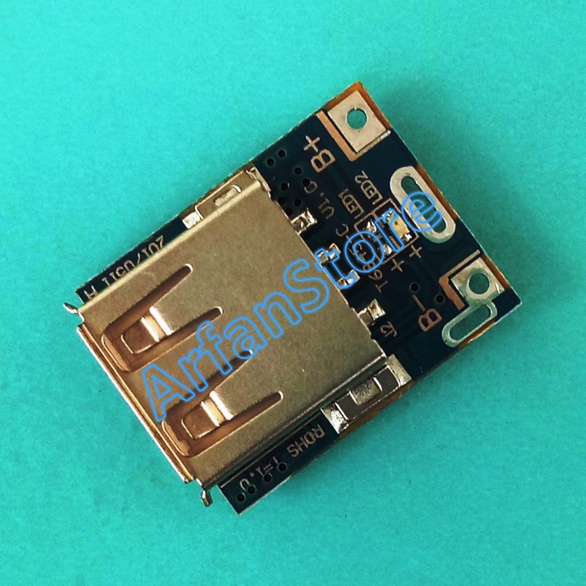 Mini Power Bank Module Board USB 5V 1A DIY Charger Proteksi Batt 18650