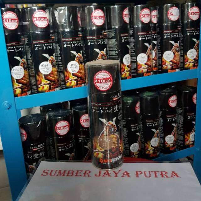 Cat samurai paint 123 gold warna emas  pilok pylok pilox cat semprot