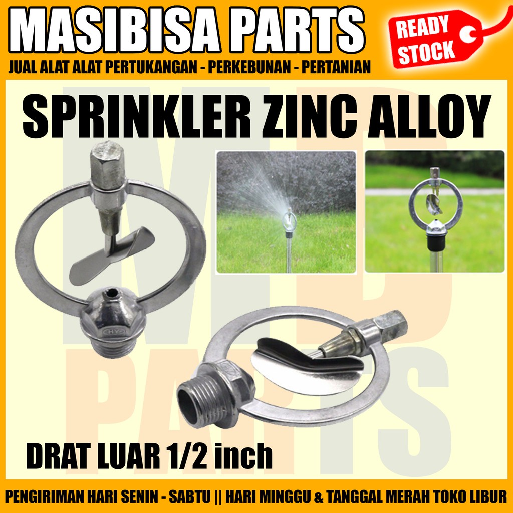 SPRINKLER TAMAN MODEL KUPU KUPU / BUTTERFLY DRAT LUAR ZINC ALLOY