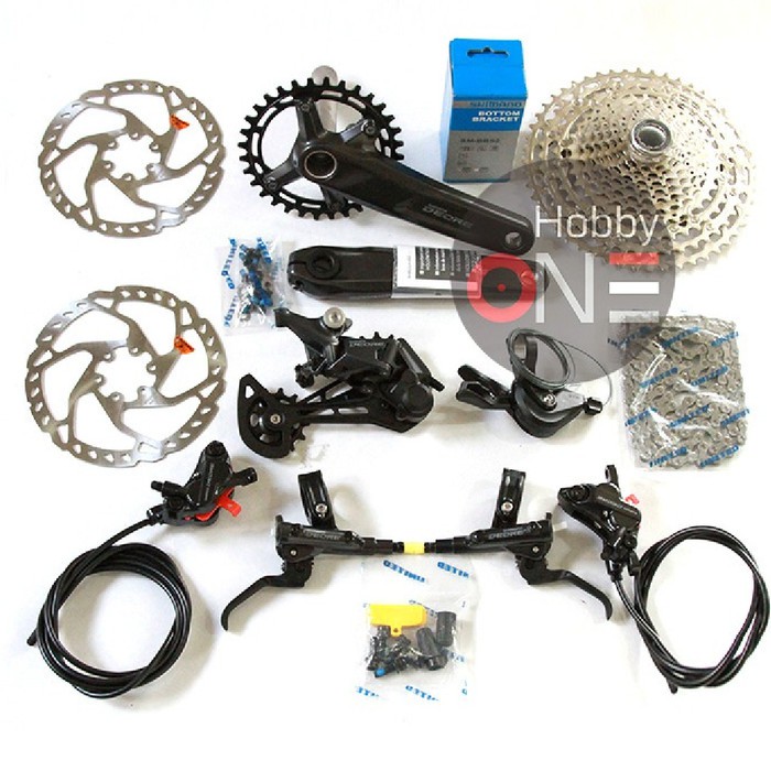 Ho Shimano DEORE M5100 11 Speed 4 Piston Groupset