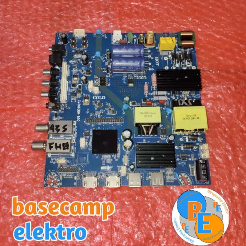 Mainboard TV LED POLYTRON PLD43AS1558 MB TV LED POLYTRON PLD43AS1558 Mainboard TV POLYTRON PLD43AS15