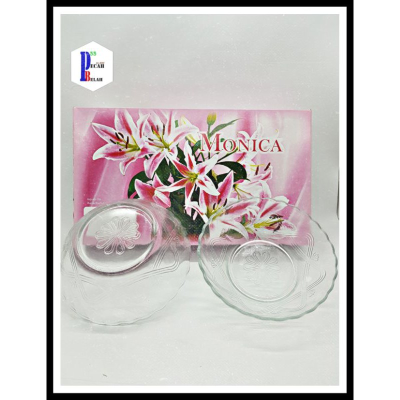 MONICA- MANGKOK KADO/ MANGKOK MAKAN/ MANGKOK KACA ISI 2