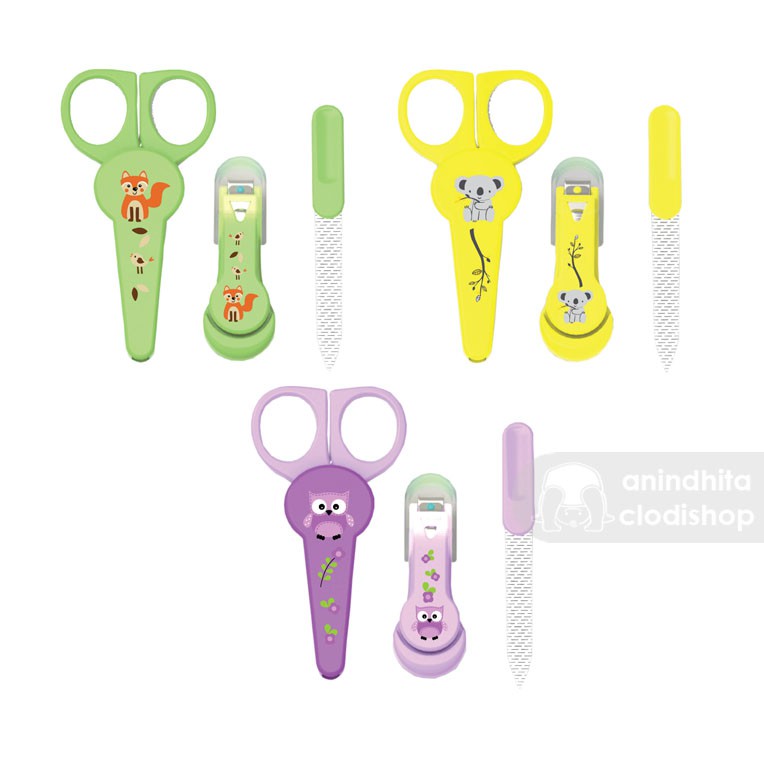 BABYSAFE Manicure Set - Gunting Kuku Bayi - Baby Nail Clipper - baby safe