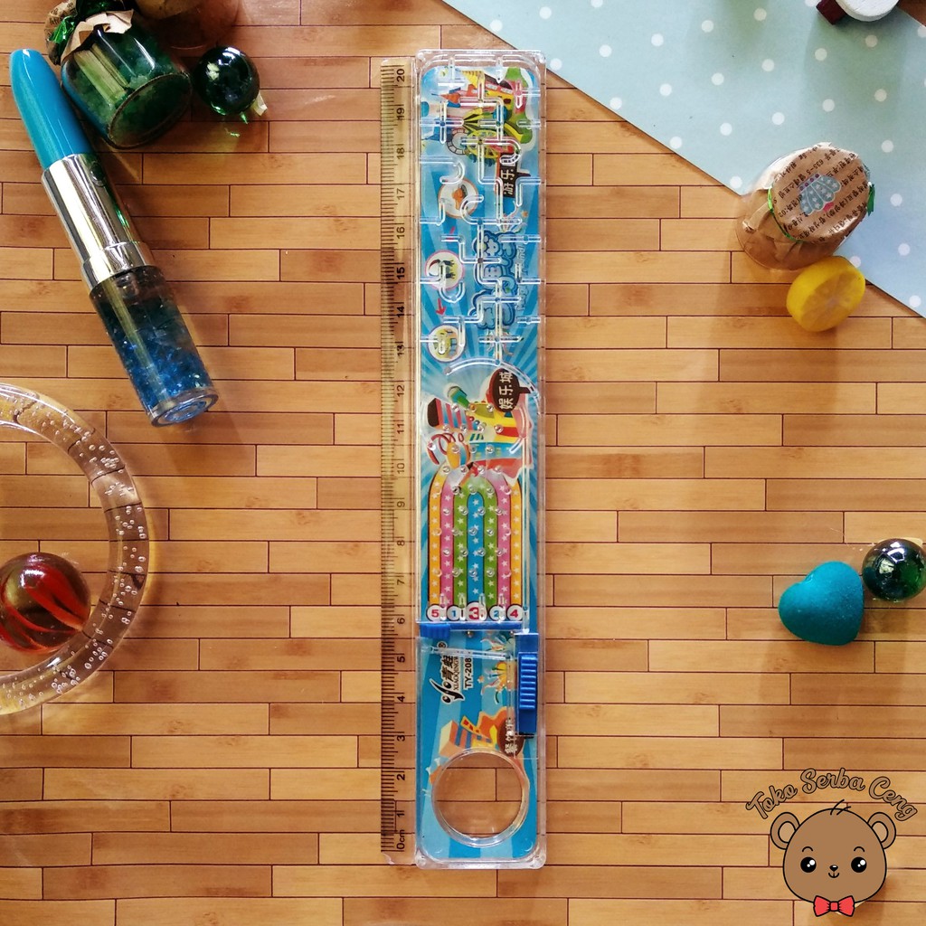 

Penggaris 20 cm Lucu dengan Permainan Pinball + Kaca Pembesar Bagus