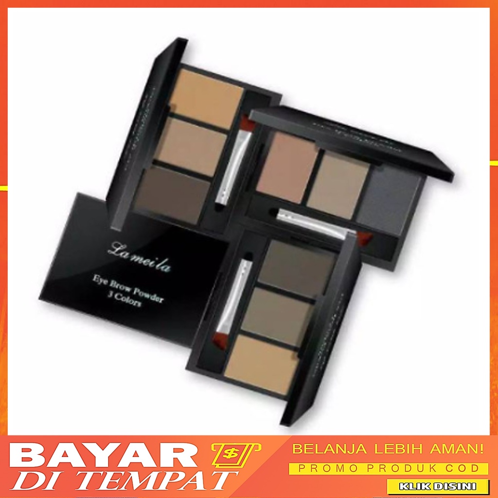 LAMEILA 3 Color Eyebrow Powder DJ 3605