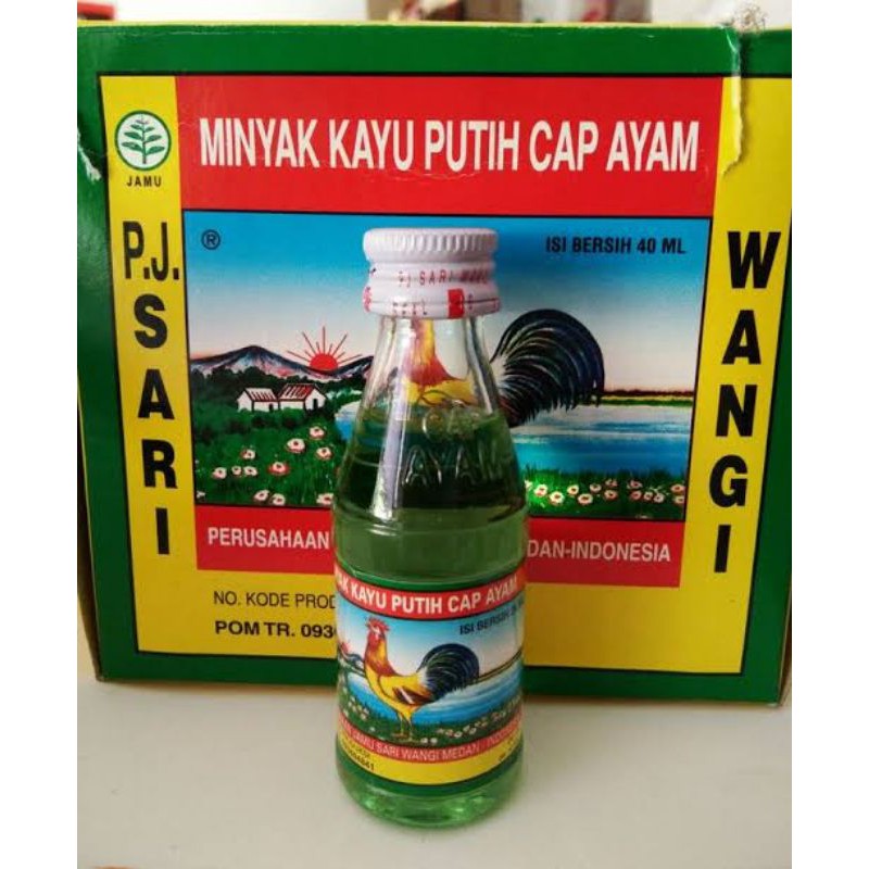 Minyak kayu putih cap ayam medan hangat 25ml