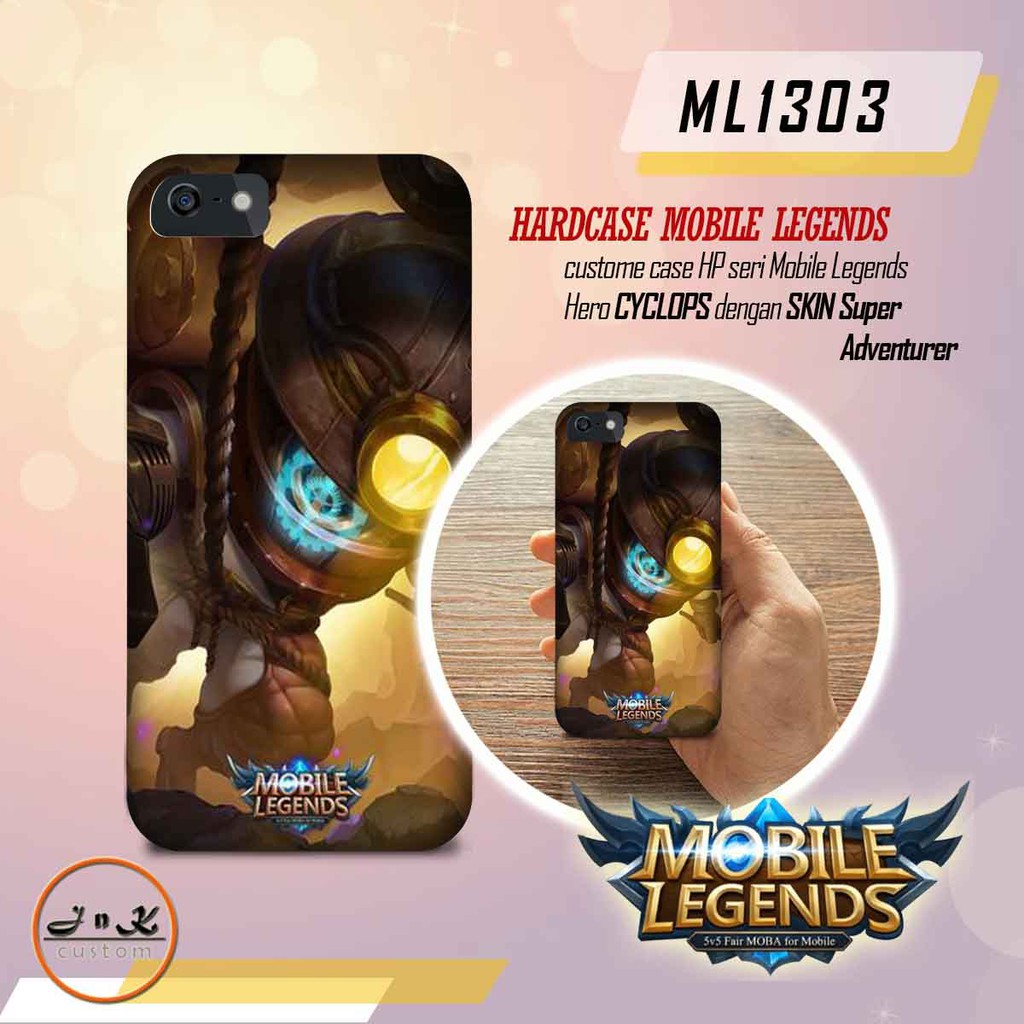 CUSTOM CASE MOBILE LEGENDS - HERO CYCLOPS. SKIN SUPER ADVENTURER