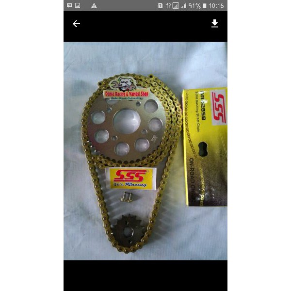 BEST SELLER Gear SSS CB150R-CBR150R-All new CB150R-Verza-Megapro-Tiger-GL pro dll. Gear set SSS