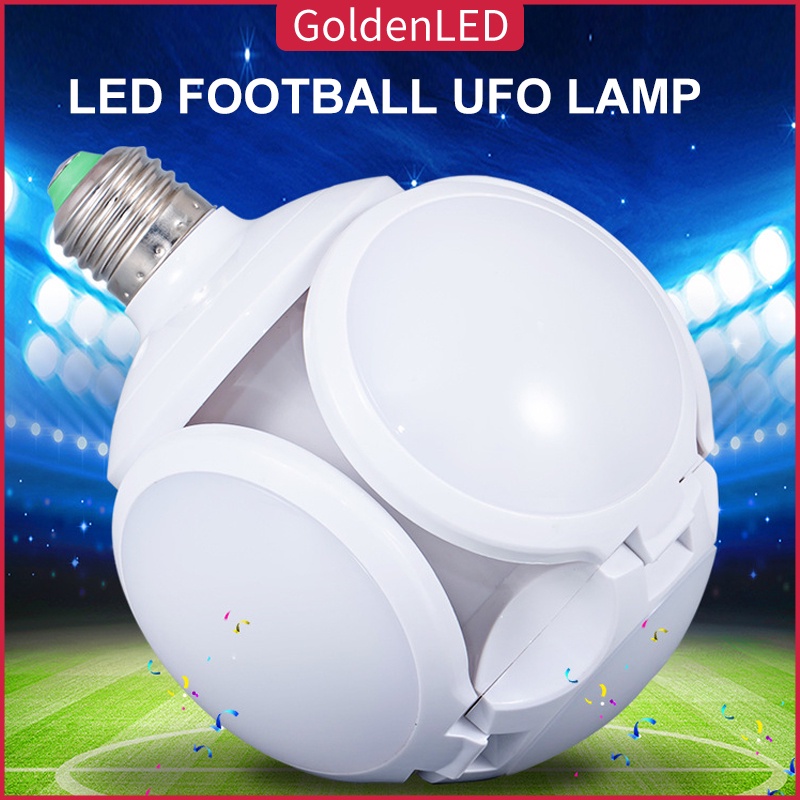 Golden LED Lampu Bohlam LED Football Lampu bohlam lipat 40watt /6500k Model Bola 5in1 DragonBall Lamp