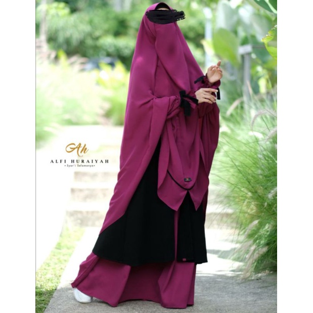 GAMIS GEULIS SET OUTER (BUKAN KHIMAR) ALFI HURAIYAH