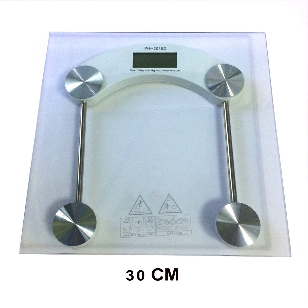 TIMBANGAN BADAN KACA DIAMETER 30 CM