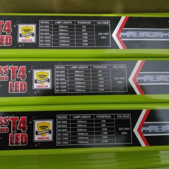 PERAWATAN IKAN LAMPU LED AROWANA SAKKAI PRO T4 SR 5000 DISCOUNT