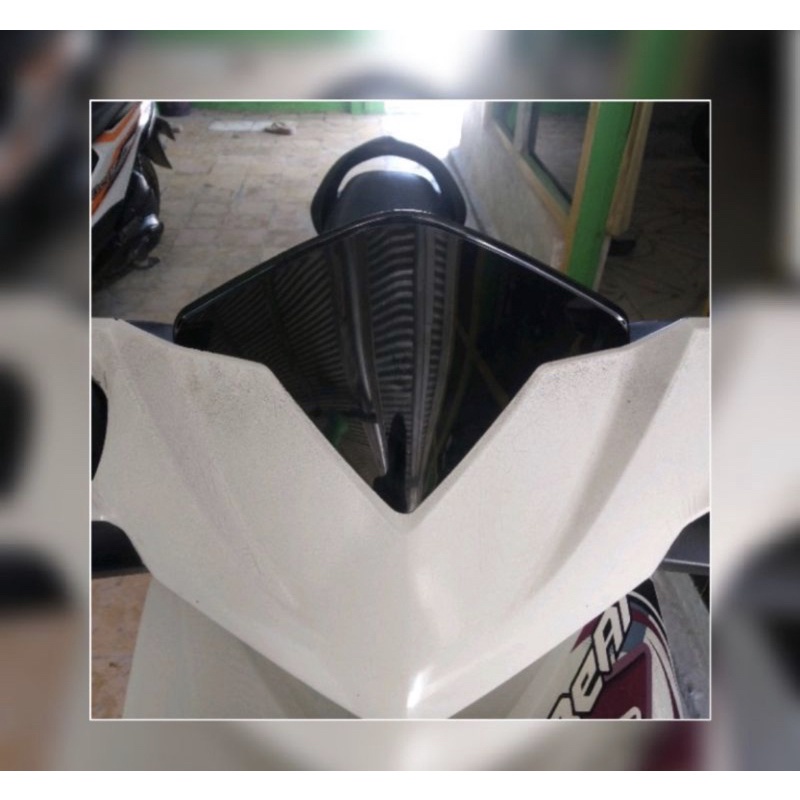 Visor beat karbu smoke windshield beat carbu abs black