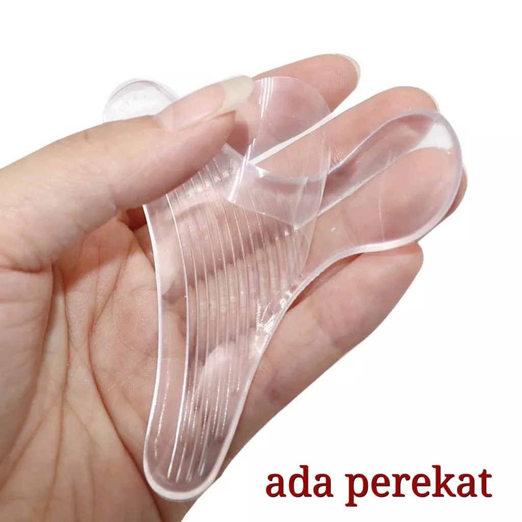 INSOLE PELINDUNG TUMIT SOL SEPATU WANITA INSOLE GEL SILICON TPAD