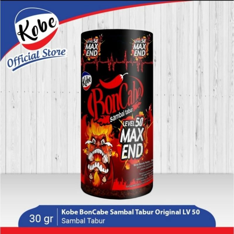 KOBE Bon cabe level 50 max end botol 30 gram